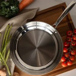 Optimal stekepanne 28 cm rustfritt stål