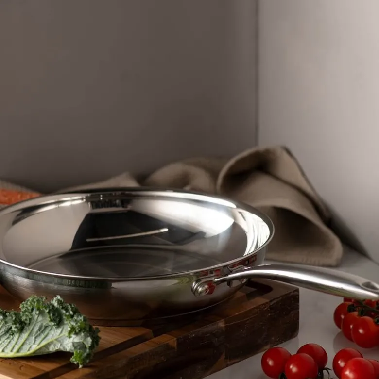 Optimal stekepanne 28 cm rustfritt stål
