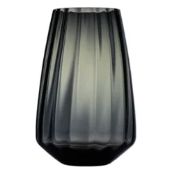 Optique vase 27 cm koksgrå