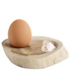Organic eggeglass 4 stk teak