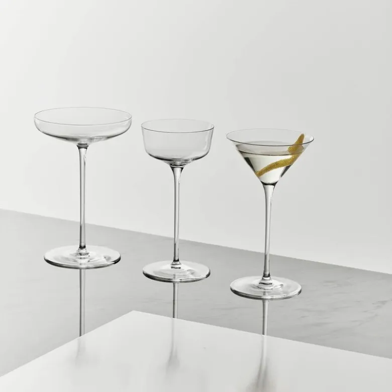 Orrefors x Björn Frantzén Nick & Nora glass 14 cl 2 stk
