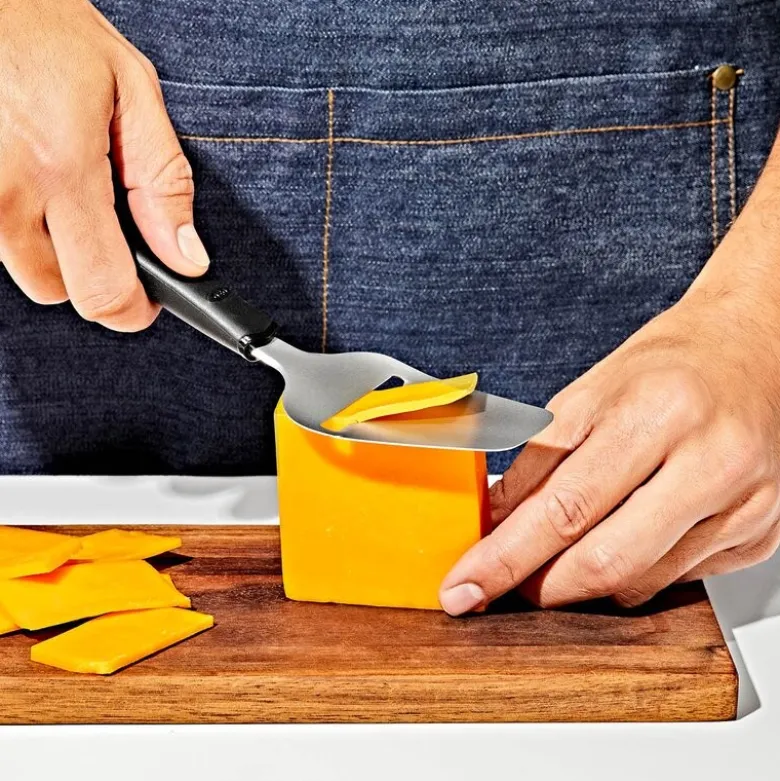 Ostehøvel 22,5 cm rustfritt stål/svart