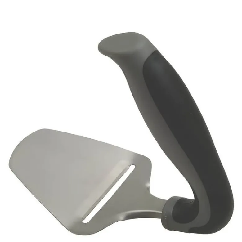 Ostehøvel ergonomisk svart/stål