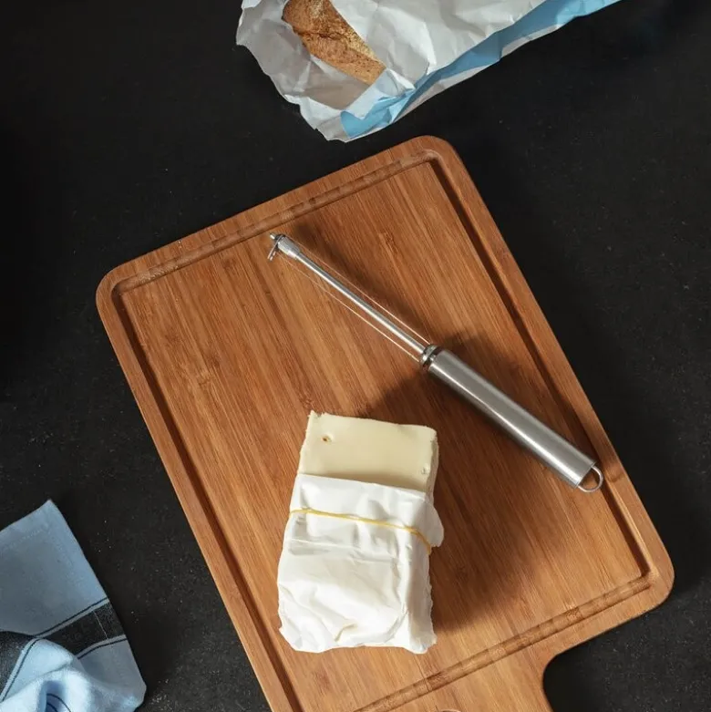 Osteskjærer 22 cm børstet stål