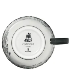Ostindia dyp tallerken 22 cm svart