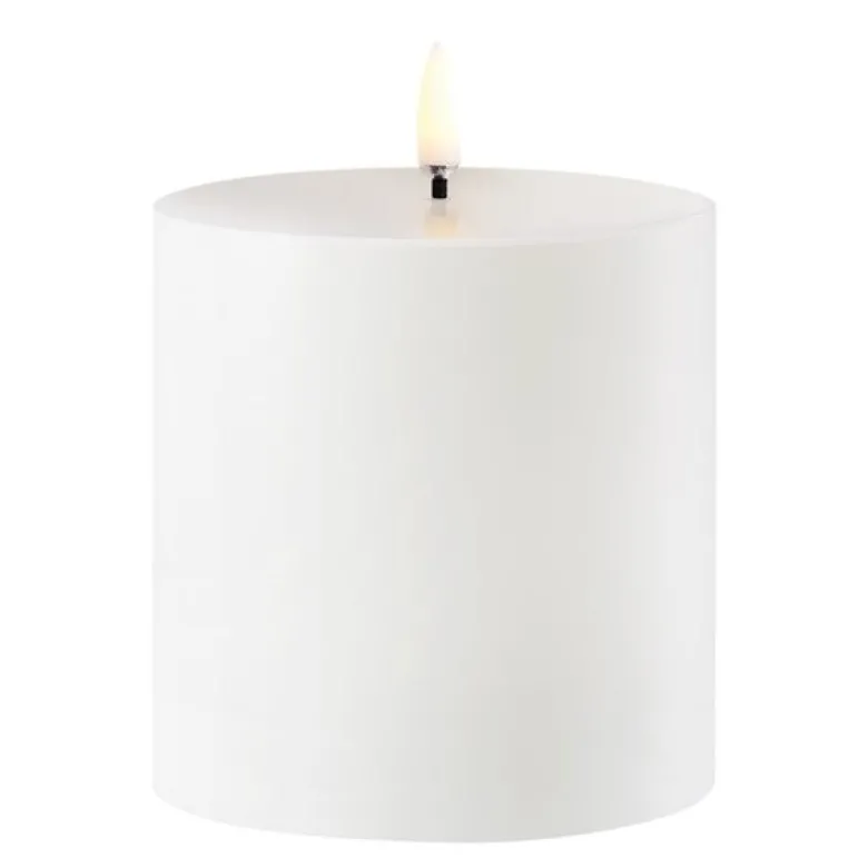 Outdoor LED-kubbelys utendørs 8,4x10 cm hvit