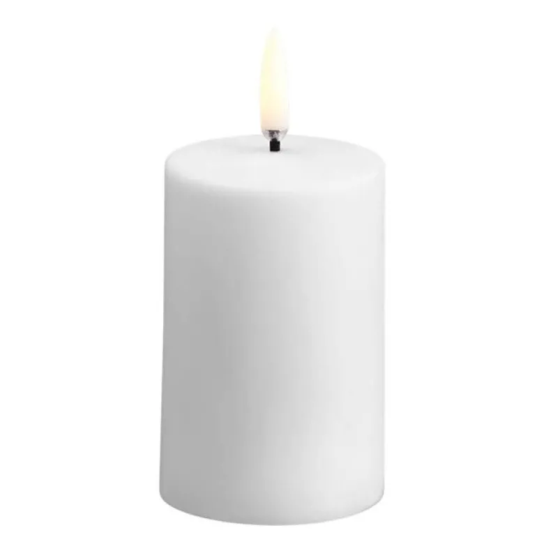 Outdoor LED kubbelys 5x7,8 cm hvit