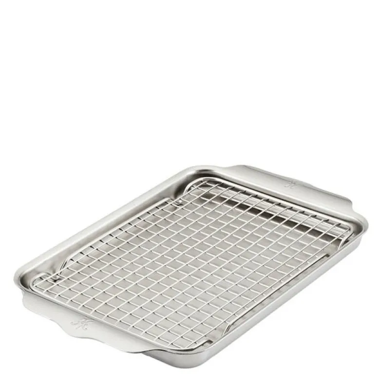 Ovenbond plate med avkjølingsrist 24x39 cm