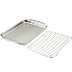 Ovenbond plate med avkjølingsrist 24x39 cm