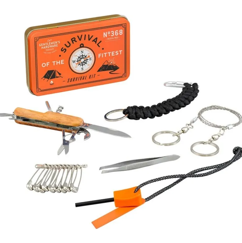 Overlevelsekit i boks oransje