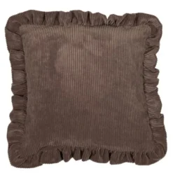 Owen putetrekk m/volang 50x50 cm kaffe