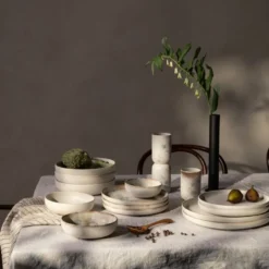 Palazzo skål 33 cl blågrå/multi