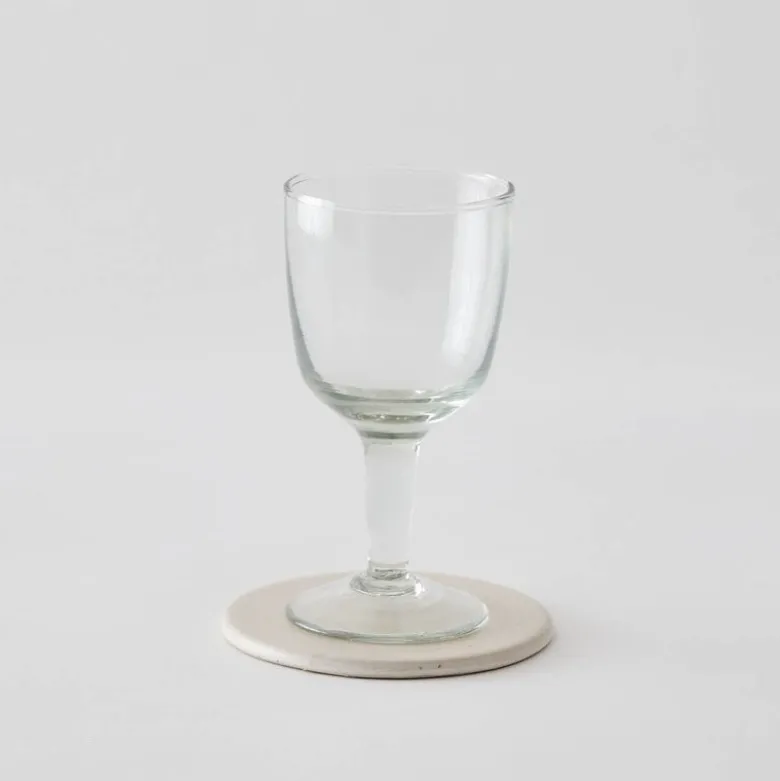Palermo glassbrikke 11 cm krem