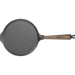 Pannekakepanne 23 cm med valnøtt håndtak