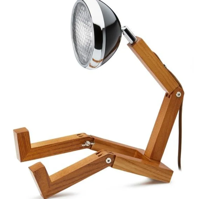 Parislampe blank svart