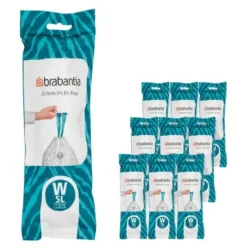 PerfectFit avfallsposer 5L 200-pack kode W hvit