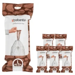 PerfectFit avfallsposer 40–45L 120-pack kode L hvit