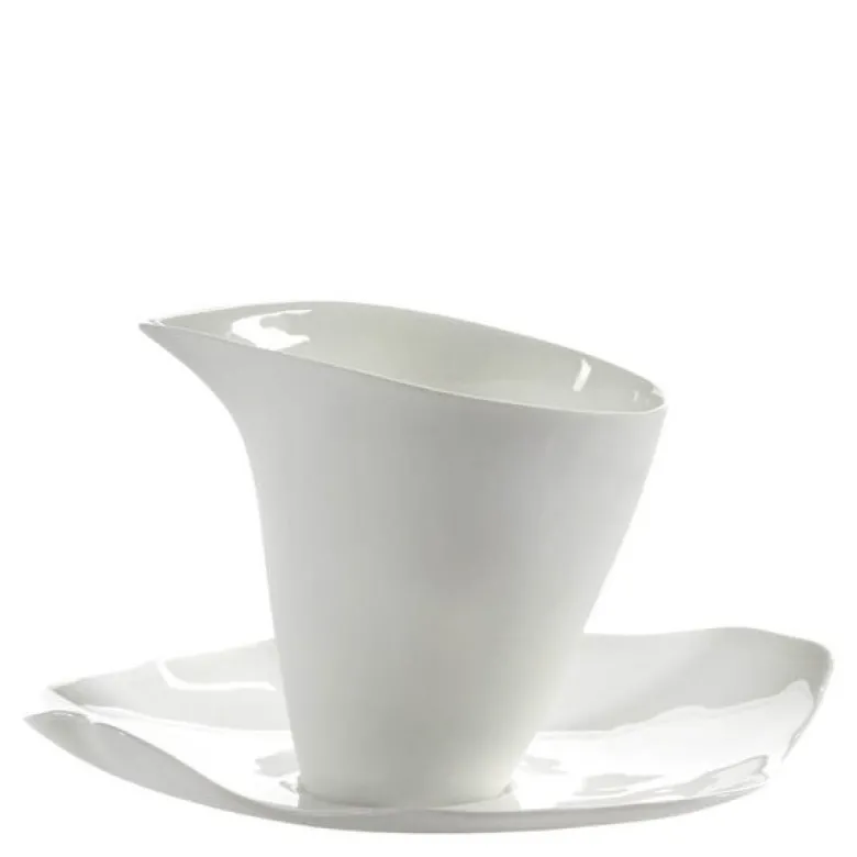 Perfect Imperfection melkemugge 15 cl hvit ginga