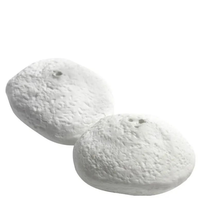 Perfect Imperfection salt-og pepperbøsse 6 cm hvit shio/kosho