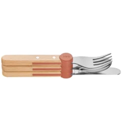 Petit Gourmet barnebestikk 3 deler korall