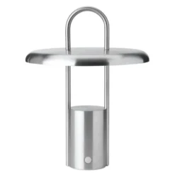 Pier LED-lampe, portabel 25 cm steel