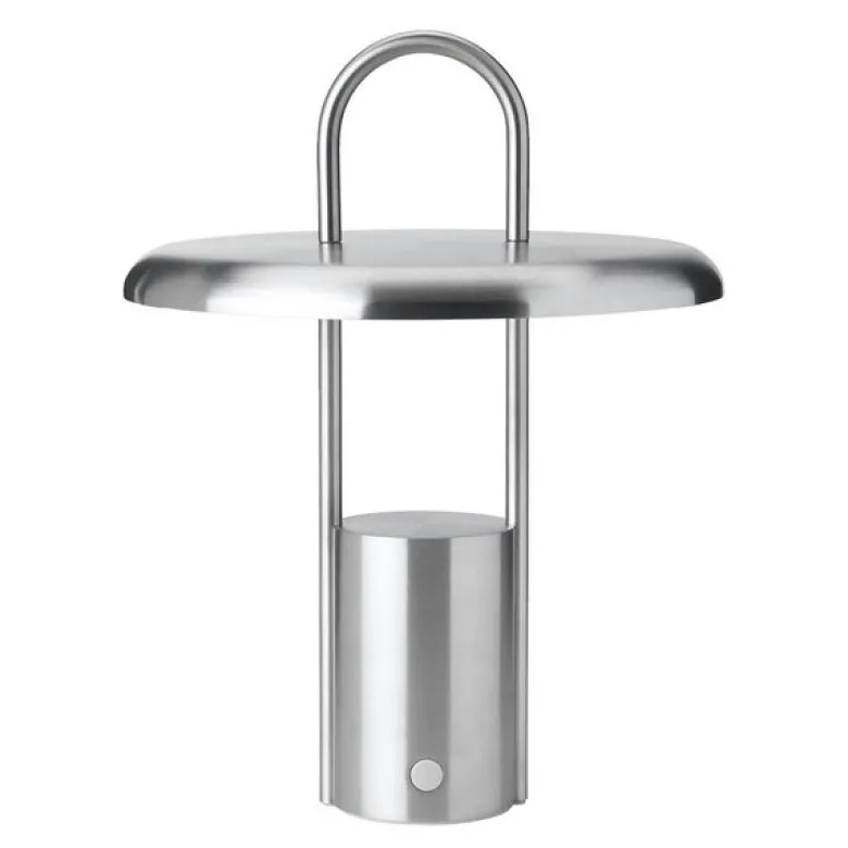 Pier LED-lampe, portabel 25 cm steel