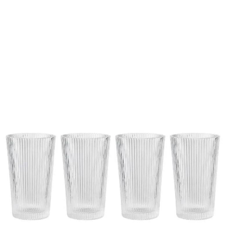 Pilastro longdrinkglass 30 cl 4 Stk klar