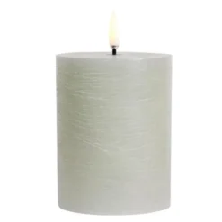 Pillar LED kubbelys 7,8x10,1 cm dusty green