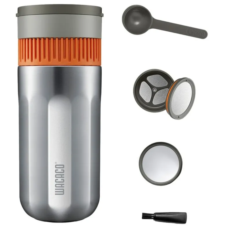 Pipamoka alt-i-ett presskanne/termokopp 240 ml svart