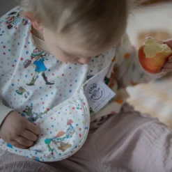 Pippi Langstrømpe smekke Bursdag hvit