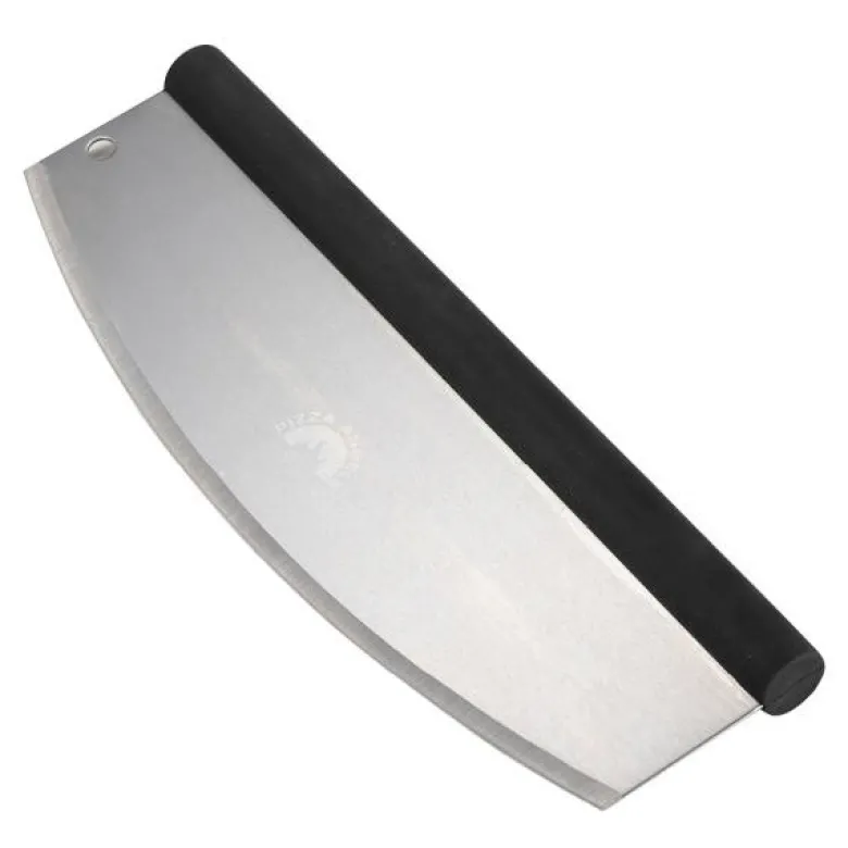Pizza angels pizzadeler 35 cm svart/børstet