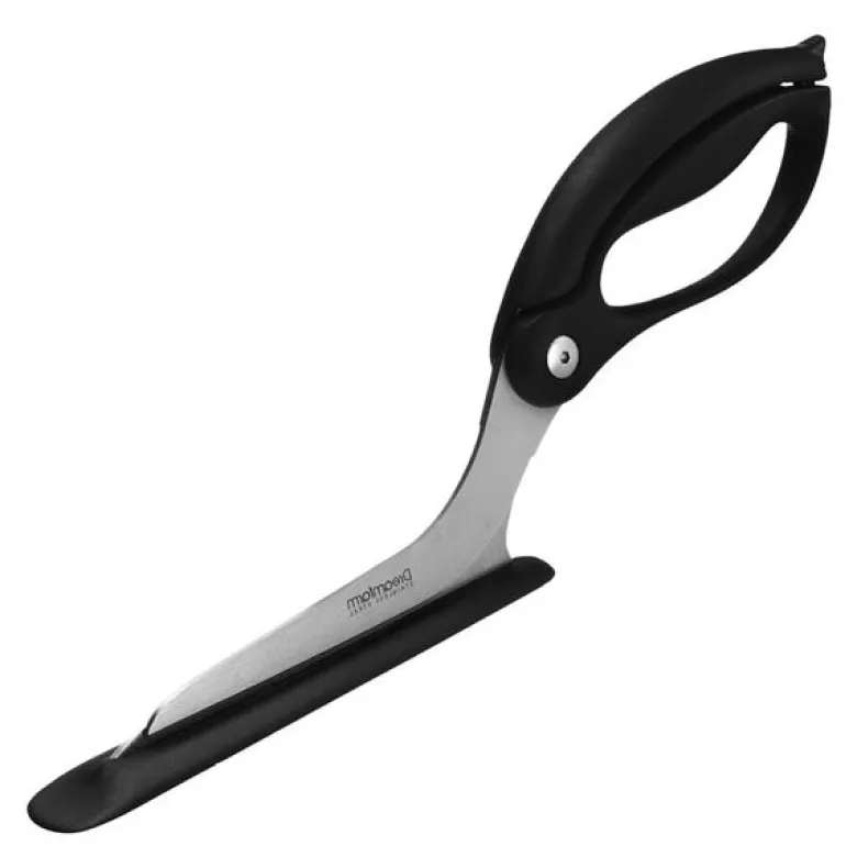 Pizzasaks 32 cm svart/stål