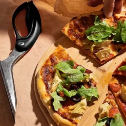 Pizzasaks 32 cm svart/stål
