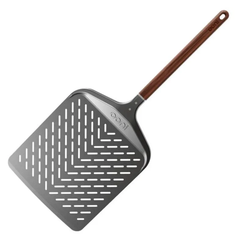 Pizzaspade perforert 30 cm valnøtt