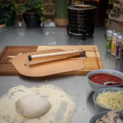 Pizzaspade sammenleggbar 66 cm gull