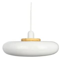 Planet pendel 36 cm hvit