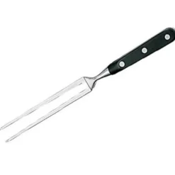 Pluton stekegaffel 15 cm stål/svart