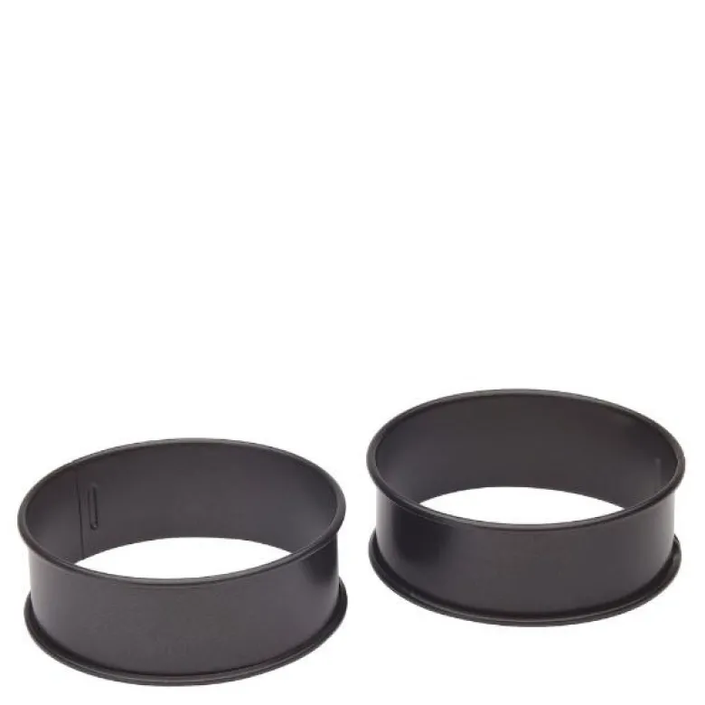 Pogette eggring 2 stk non-stick svart