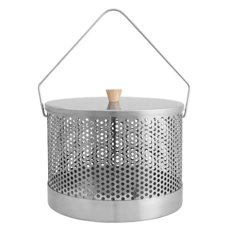 Popcorngryte 10L rustfritt stål