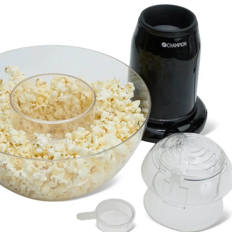 Pop-in-Bowl popcornmaskin PCM300 svart metallic