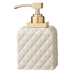 Portia såpedispenser 16 cm brun sand