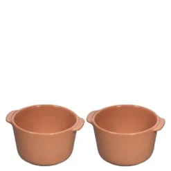 Porto ramekin 9 cm 2 stk korall