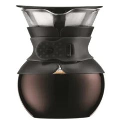Pour Over kaffebrygger med filter 0,5 L/4 kopper svart