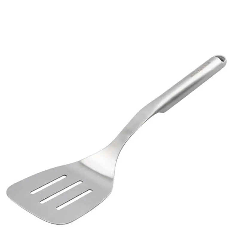 Premium stekespade perforert 35 cm rustfritt stål