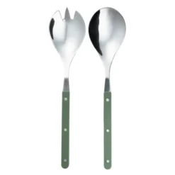 Prima Verde salatbestikk 28,5 cm stål/grønn