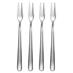 Primi påleggsgaffel 14 cm 4 stk blank