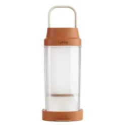 Produksjonsbeholder for plantebasert drikke 1 L terrakotta/klar