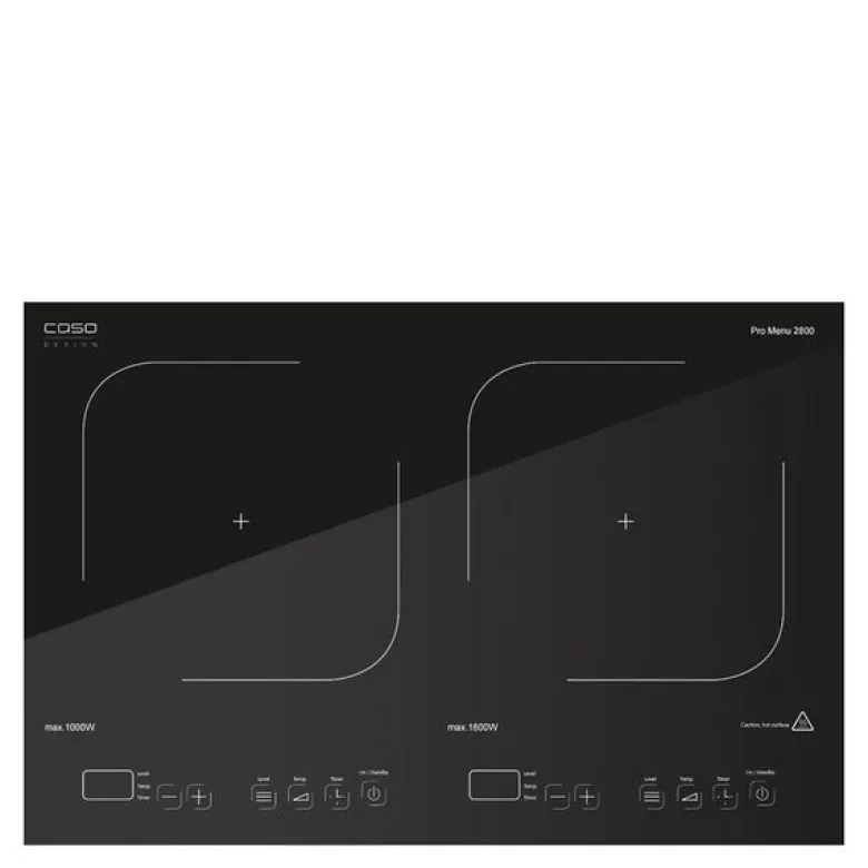 Pro Menu 2800 dobbel induksjonsplate 36x60,5 cm svart