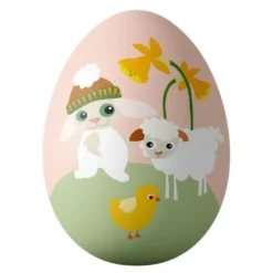Påskeegg 15 cm Kanin og Lam