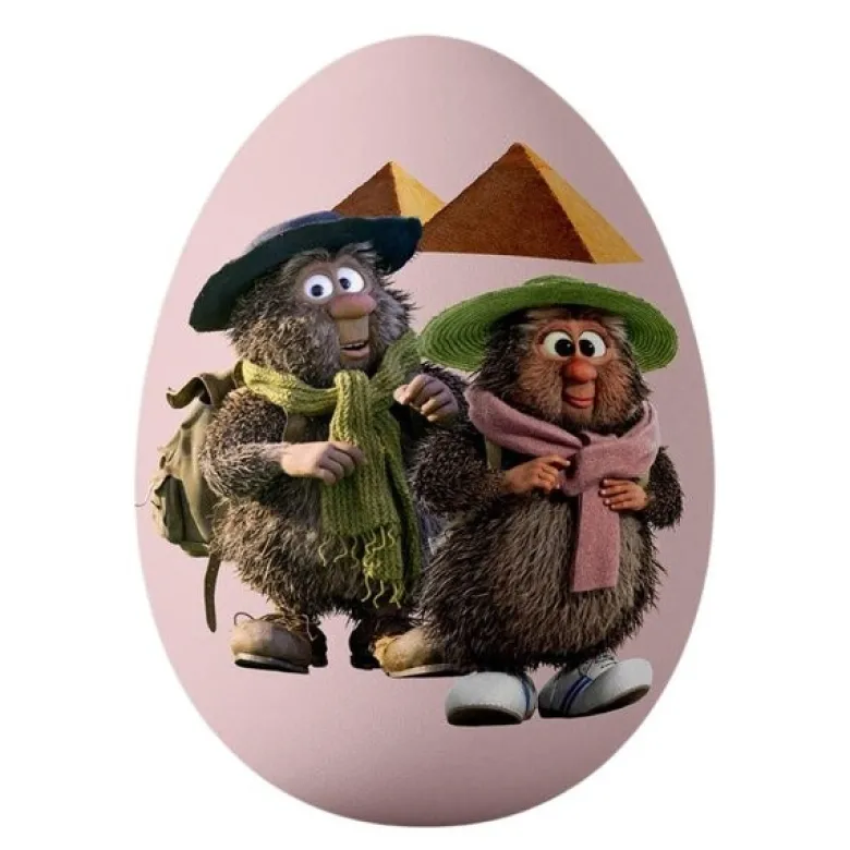 Påskeegg 15 cm Ludvig og Lisa